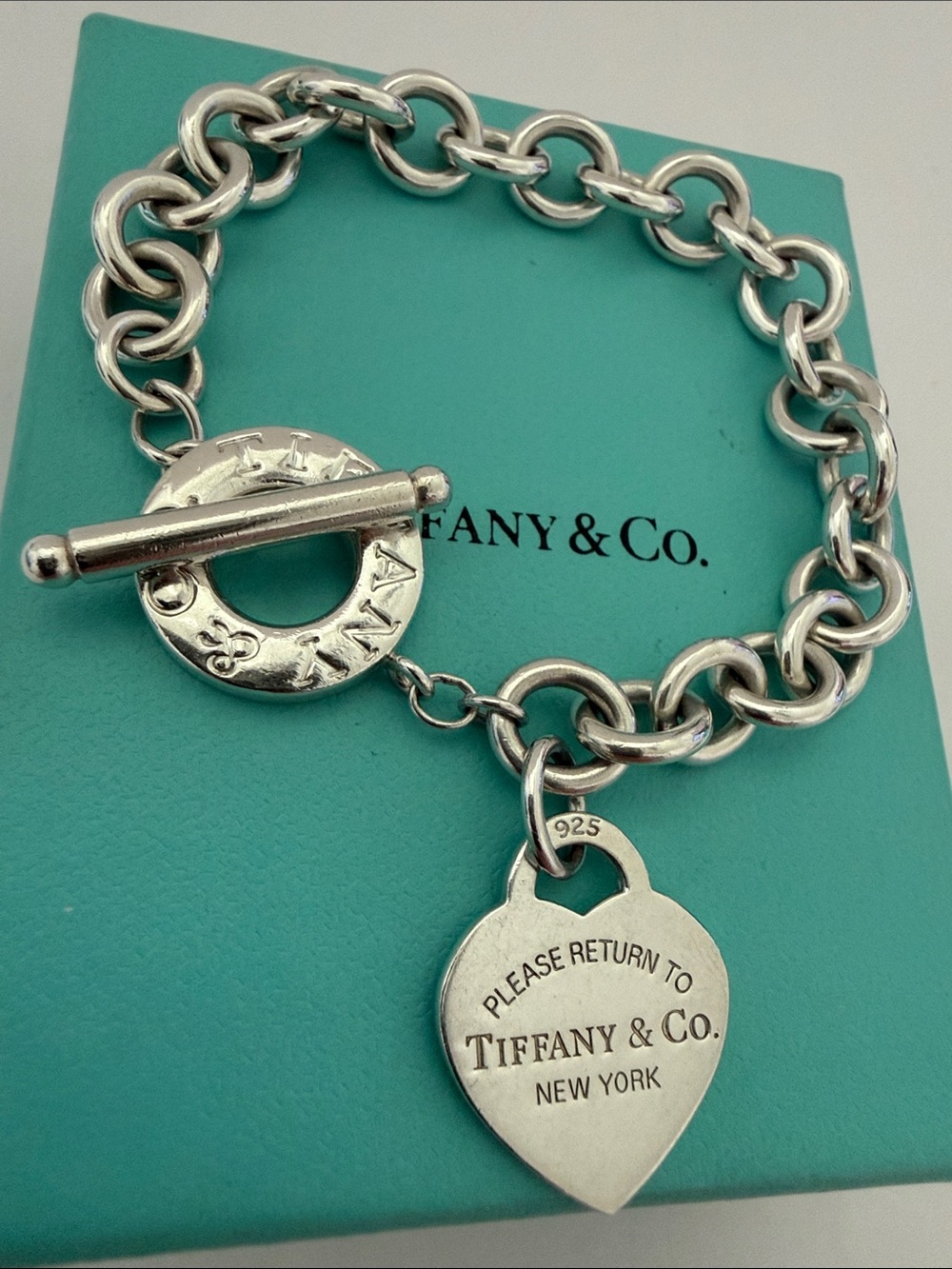 8” Tiffany Return to Tiffany Toggle Bracelet
